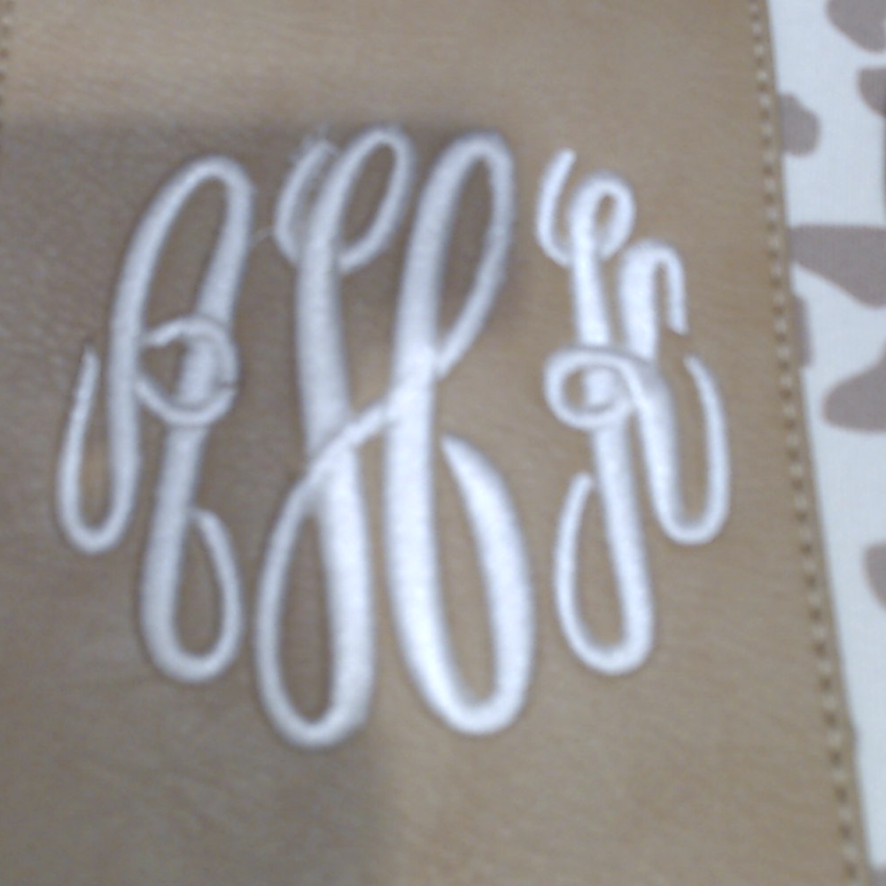 BLOOPER BAG: Monogrammed Leopard Weekender