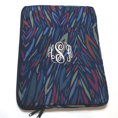 BLOOPER ACCESSORY: Monogrammed Laptop Sleeve
