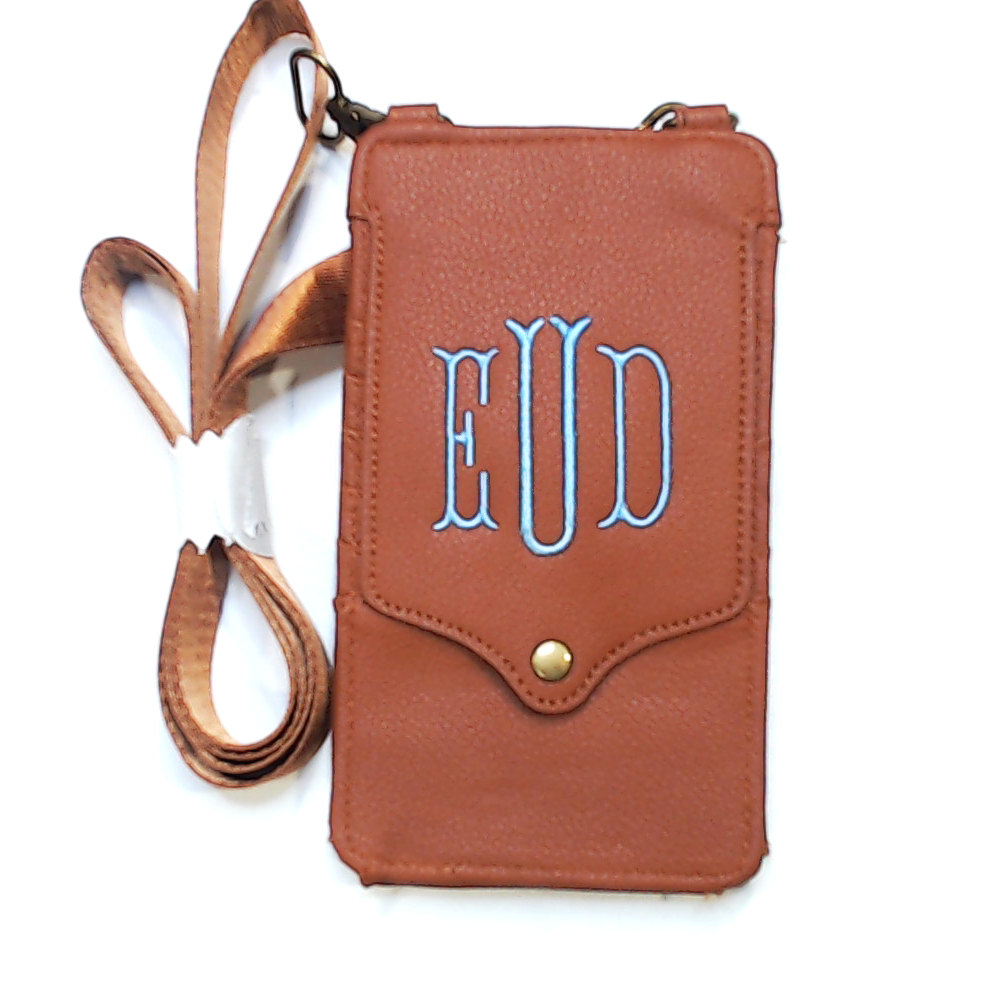 BLOOPER BAG: Monogrammed Phone Crossbody