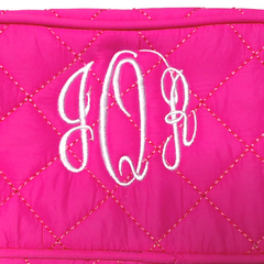 BLOOPER KIDS: Monogrammed Kids Diamond Quilted Cosmetic Case