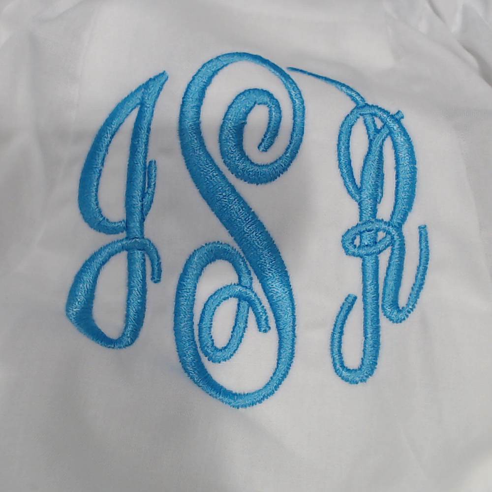BLOOPER KIDS: Monogrammed White Eyelet Baby Bloomers