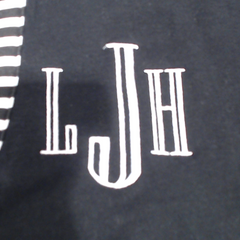 BLOOPER CLOTHING: Monogrammed Colorblock Sweatshirt