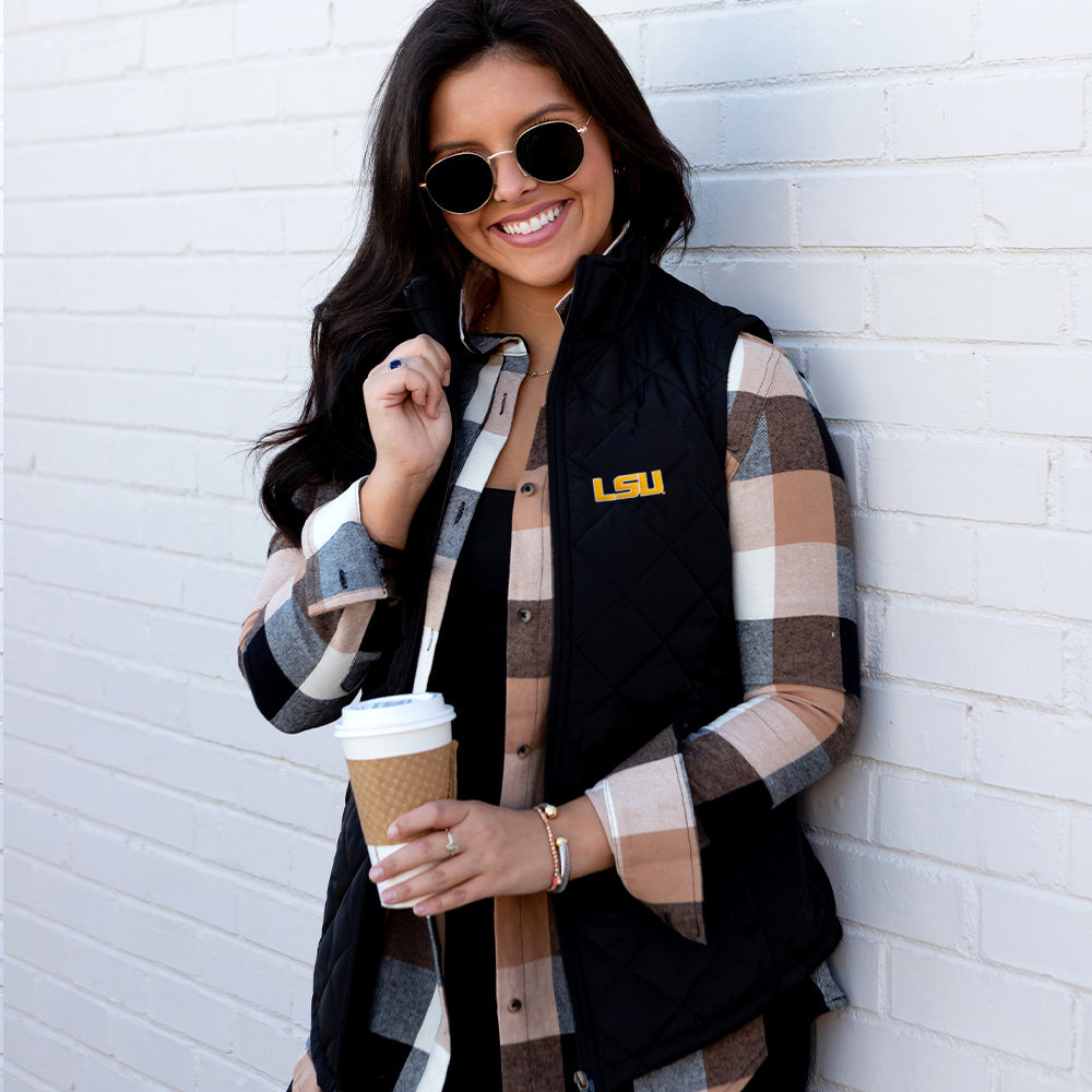 LSU Tigers Puffer Vest
