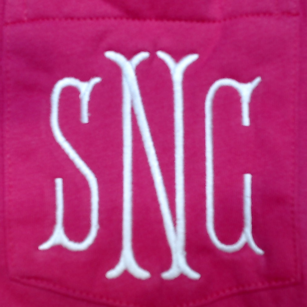 BLOOPER CLOTHING: Monogrammed Long Sleeve Shirt