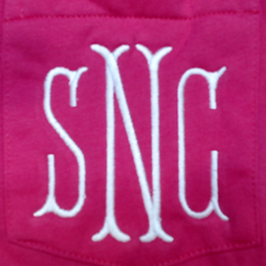 BLOOPER CLOTHING: Monogrammed Long Sleeve Shirt