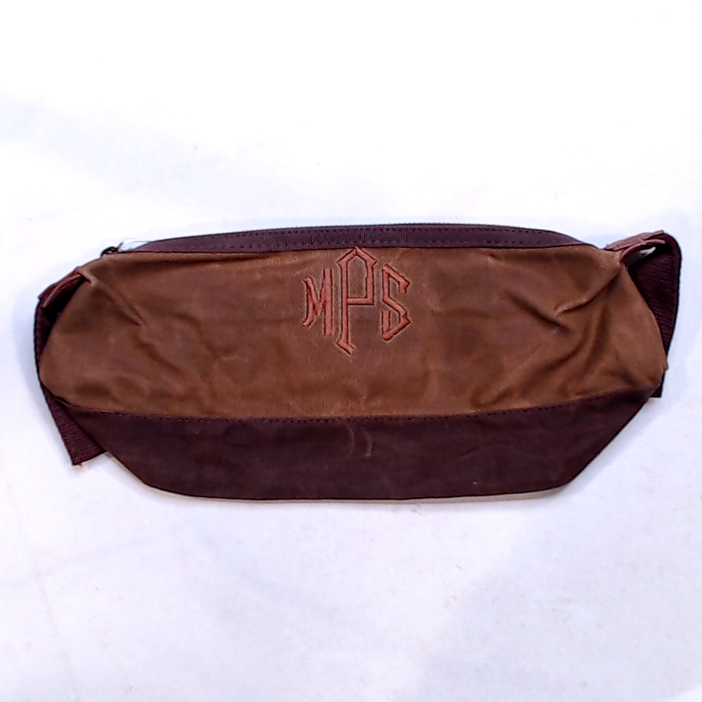 BLOOPER BAG: Personalized Waxed Canvas Dopp Kit
