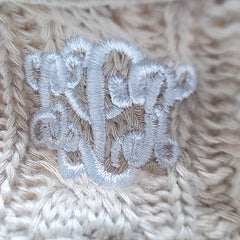 BLOOPER KIDS: Monogrammed Baby Booties
