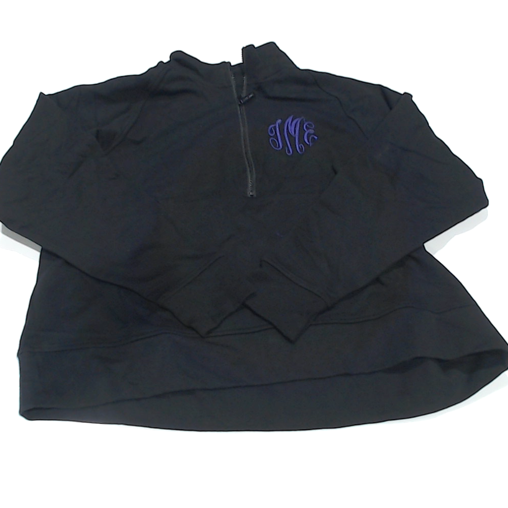 BLOOPER CLOTHING: Monogrammed Quarter Zip Pullover