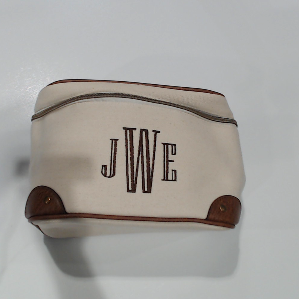 BLOOPER ACCESSORY: Monogrammed Vintage Train Case