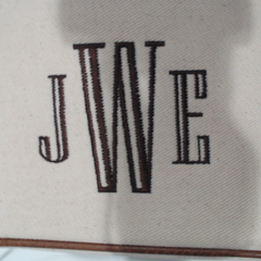 BLOOPER ACCESSORY: Monogrammed Vintage Train Case