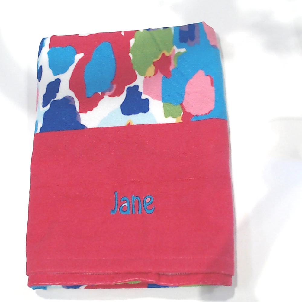 BLOOPER SWIM: Monogrammed Beach Towel