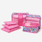 Monogrammed Packing Bag Set | Watercolor Cheetah
