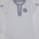 BLOOPER SWIM: Monogrammed Seersucker Cover Up