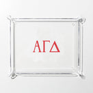 Alpha Gamma Delta Acrylic Tray | Clear