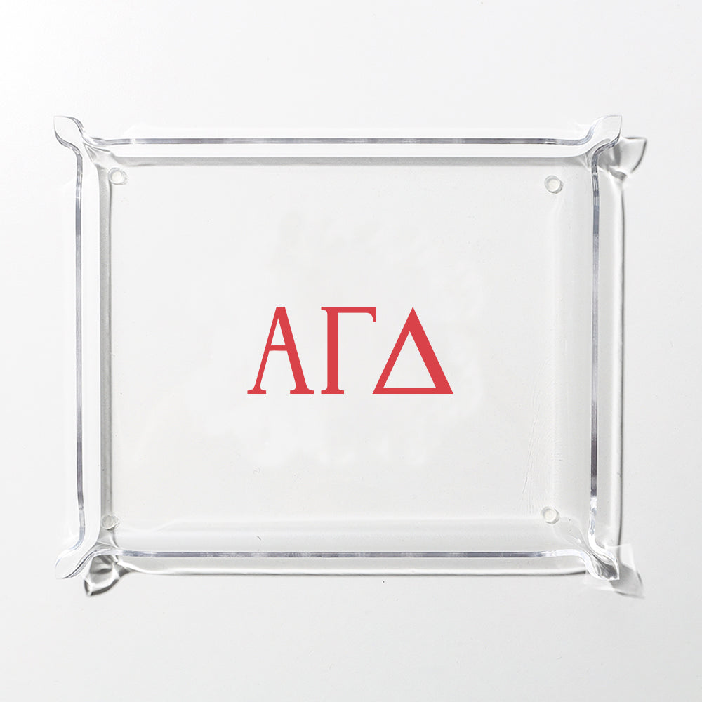 Alpha Gamma Delta Acrylic Tray