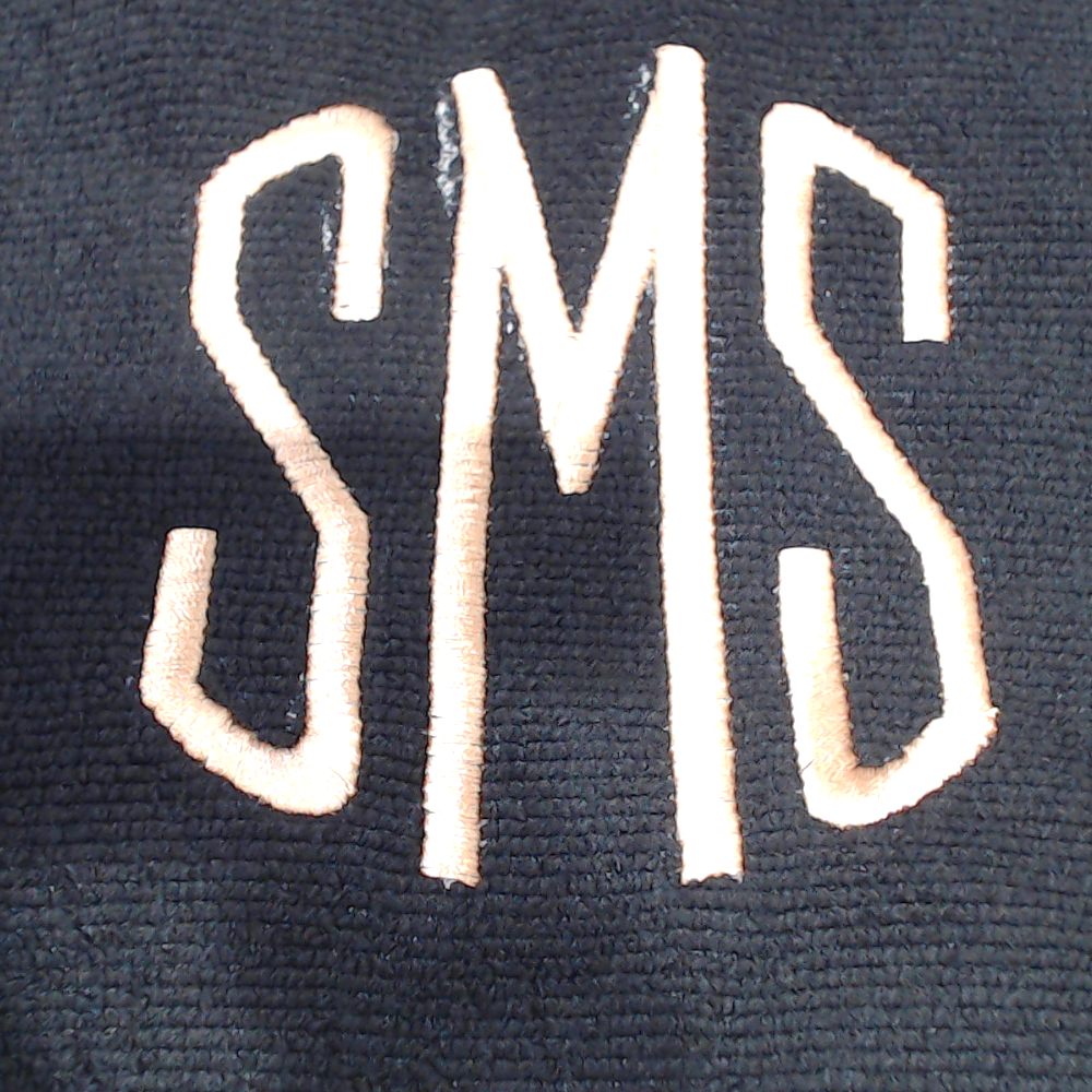 BLOOPER SWIM: Monogrammed Beach Towel