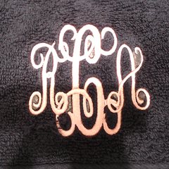BLOOPER ACCESSORY: Monogrammed Hand Towel