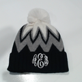 BLOOPER ACCESSORY: Monogrammed Pom Pom Beanie