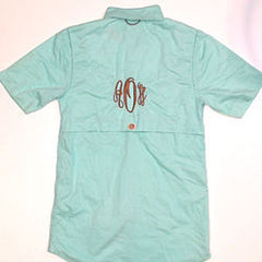 BLOOPER CLOTHING: Monogrammed Fishing Shirt