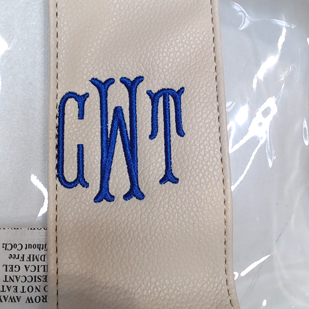 BLOOPER BAG: Monogrammed Clear Stadium Crossbody Bag