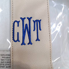 BLOOPER BAG: Monogrammed Clear Stadium Crossbody Bag