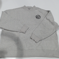BLOOPER CLOTHING: Monogrammed Mockneck Sweatshirt