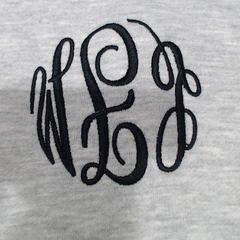 BLOOPER CLOTHING: Monogrammed Mockneck Sweatshirt