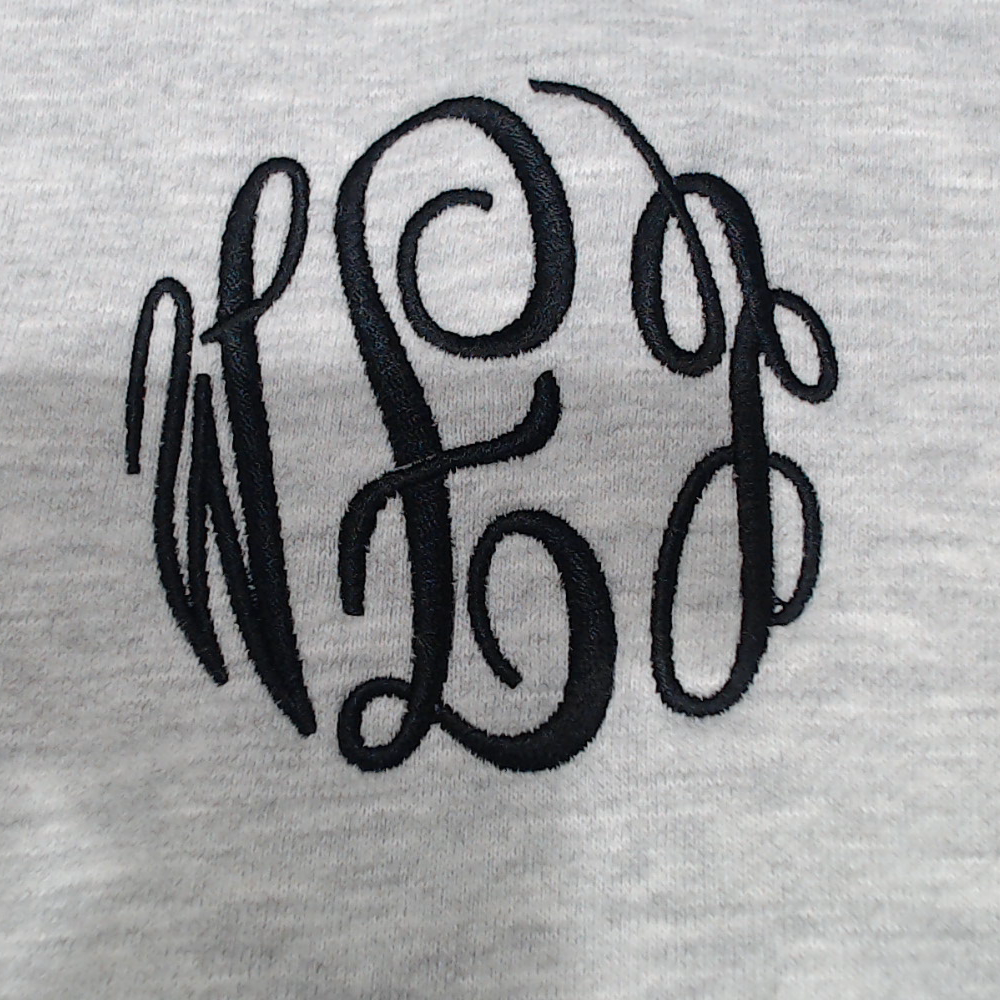 BLOOPER CLOTHING: Monogrammed Mockneck Sweatshirt