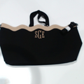 BLOOPER BAG: Monogrammed Wavy Top Weekender