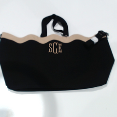 BLOOPER BAG: Monogrammed Wavy Top Weekender