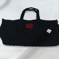 BLOOPER BAG: Monogrammed Diamond Quilted Weekender