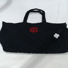 BLOOPER BAG: Monogrammed Diamond Quilted Weekender