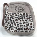 BLOOPER ACCESSORY: Monogrammed Leopard Bible Carrier