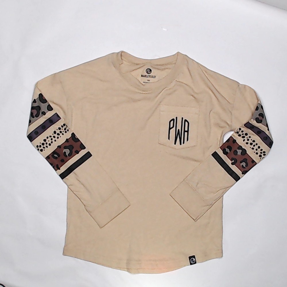 BLOOPER KIDS: Monogrammed Kids Long Sleeve Shirt