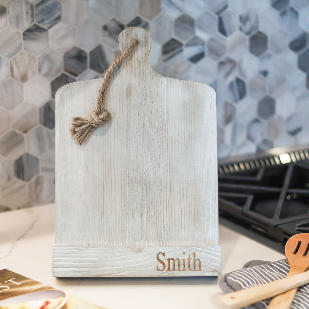 light tan cookbook stand