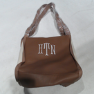 BLOOPER BAG: Monogrammed Shoulder Tote