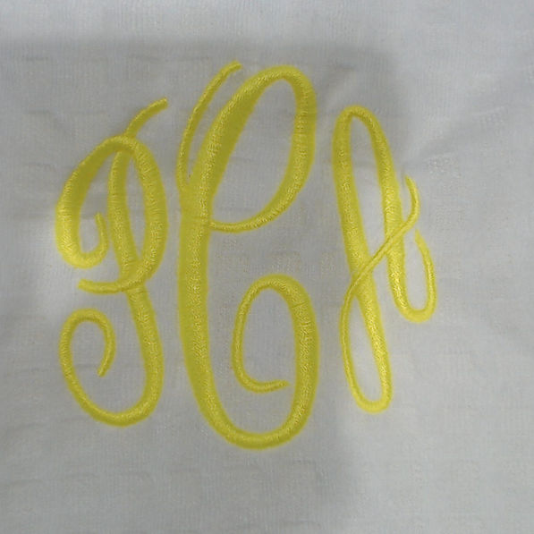 BLOOPER CLOTHING: Monogrammed Scalloped Robe