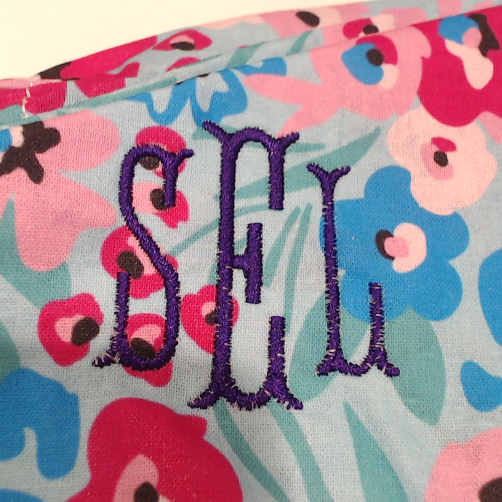 BLOOPER ACCESSORY: Monogrammed Scrub Cap