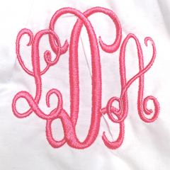BLOOPER KIDS: Monogrammed White Eyelet Baby Bloomers