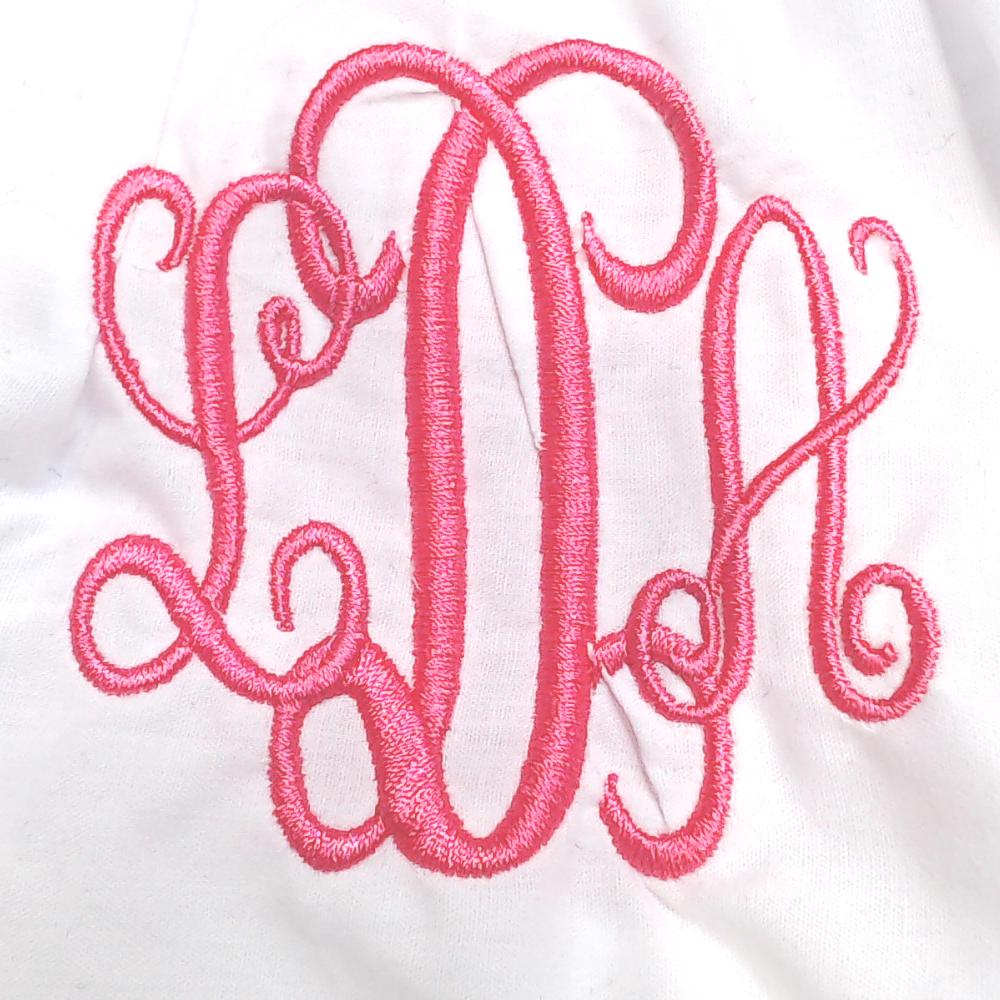 BLOOPER KIDS: Monogrammed White Eyelet Baby Bloomers