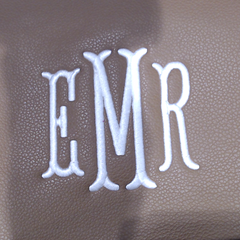 BLOOPER BAG: Monogrammed Shoulder Tote