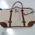 BLOOPER BAG: Monogrammed Vintage Weekender