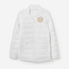 Monogrammed Puffer Jacket | White