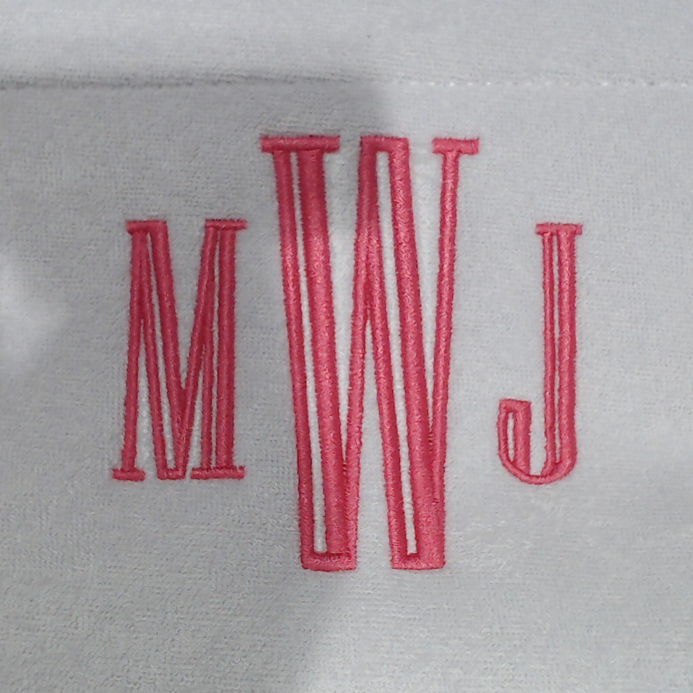 BLOOPER BAG: Monogrammed Terry Toiletry Bag