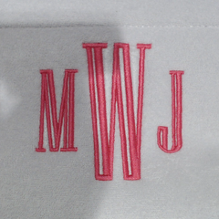 BLOOPER BAG: Monogrammed Terry Toiletry Bag