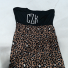 BLOOPER SWIM: Monogrammed Beach Cover Up