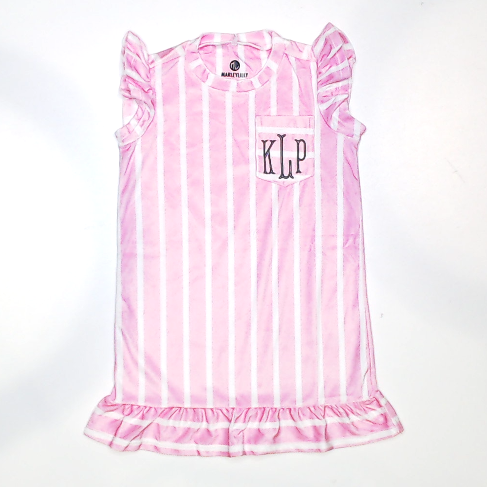 BLOOPER KIDS: Monogrammed Girls Nightgown