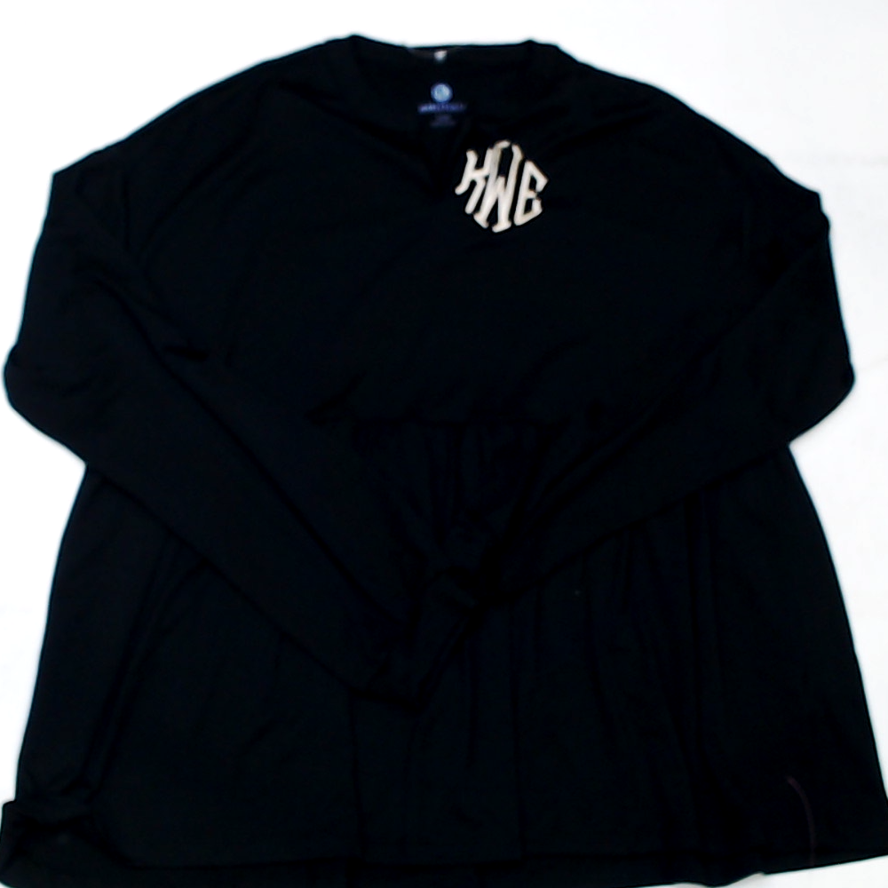 BLOOPER CLOTHING: Monogrammed Peplum Top