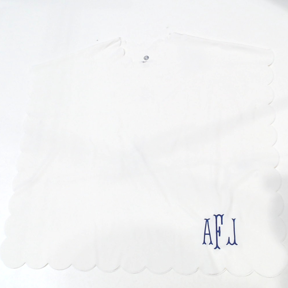 BLOOPER CLOTHING: Monogrammed Girls Scalloped Cover Up