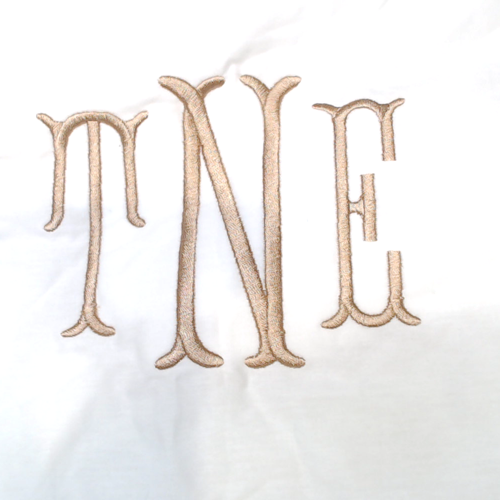 BLOOPER ACCESSORY: Monogrammed Pillow Sham